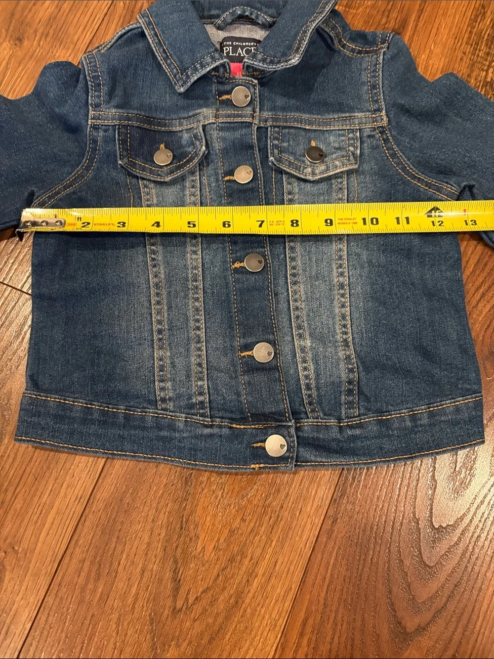 The Children's Place Blue Denim Button-Up Jacket